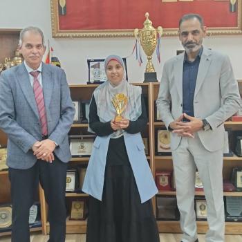 فوز أبناء الكلية  في مسابقة الجامعه الخاصه  بالمشروع الوطني للقراءة